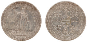 England - House of Hanover (1714-1901) - Victoria (1837-1901) - Trade Dollar 1898 (B) (KM T5) - Obv: Britannia standing / Rev: Oriental design - a.XF