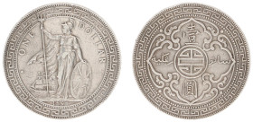 England - House of Hanover (1714-1901) - Victoria (1837-1901) - Trade Dollar 1897 (B) (KM T5) - Obv: Britannia standing / Rev: Oriental design - clean...