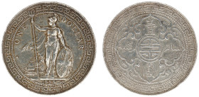 England - House of Hanover (1714-1901) - Victoria (1837-1901) - Trade Dollar 1898 (B) (KM T5) - Obv: Britannia standing / Rev: Oriental design - clean...