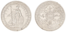 England - House of Saxe-Coburg-Gotha (1901-1910) - Edward VII (1901-1910) - Trade Dollar 1900-B (KM T5) - Obv: Standing Britannia / Rev: Oriental desi...