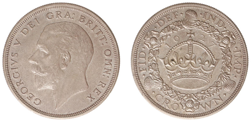 England - House of Windsor (1910- ) - George V (1910-1936) - Crown 1927 (KM836, ...