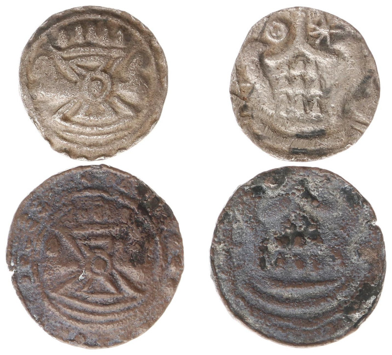 Myanmar/Burma - Pyu Kingdoms - Coins with bhadrapitha - AR ½ Unit ND (c. 638-800...