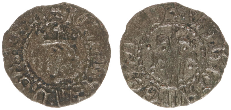 Spain - Gerona - Joan II (1458-1479) - Diner Rocaberti nd. (Cru.VS 949ff) - Obv:...