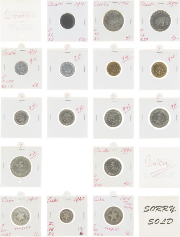 World coins - Collection world coins A-D in 2 albums incl. Algeria, Bulgaria, Ch...