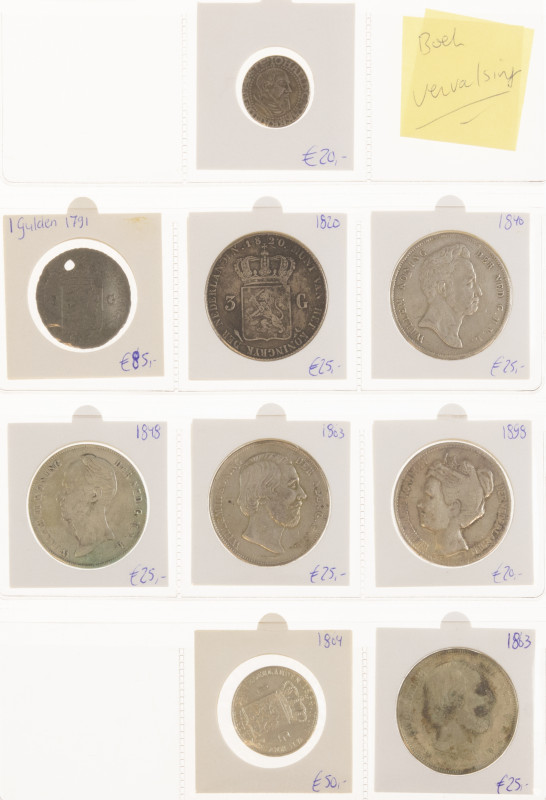 World coins - Album with small collection FORGERIES, for study purposes