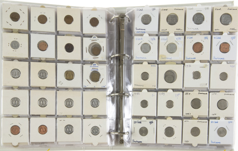 World coins - Album with World coins a.w. Poland, Portugal, Russia, Suriname and...