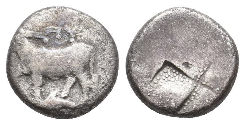 THRACE. Byzantion. (Circa 340-320 BC). AR Hemidrachm. 2.16 g. 12.20 mm.