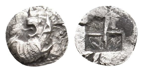 THRACE. Chersonesos. (5th Century BC). AR Hemiobol. 0.24 g. 7.40 mm.