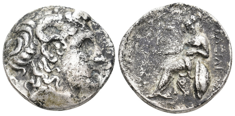 KINGS OF THRACE (Macedonian). Lysimachos (305-281 BC). AR Tetradrachm. 16.34 g. ...