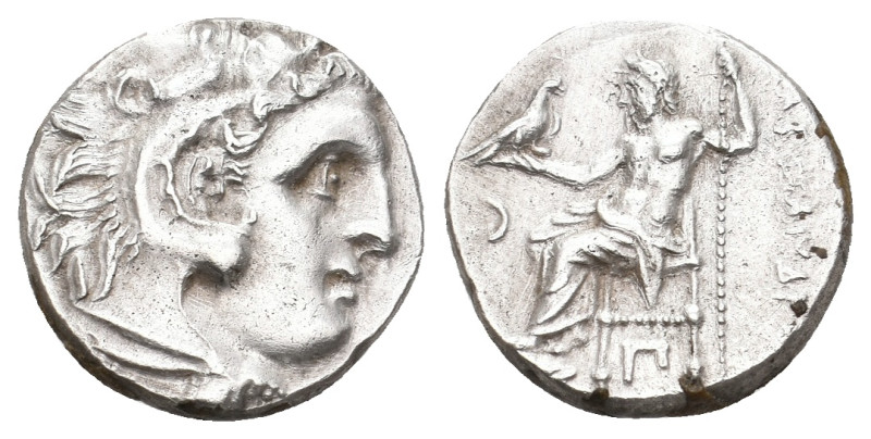 KINGS OF MACEDON. Alexander III 'the Great' (336-323 BC). AR Drachm. 4.29 g. 15....