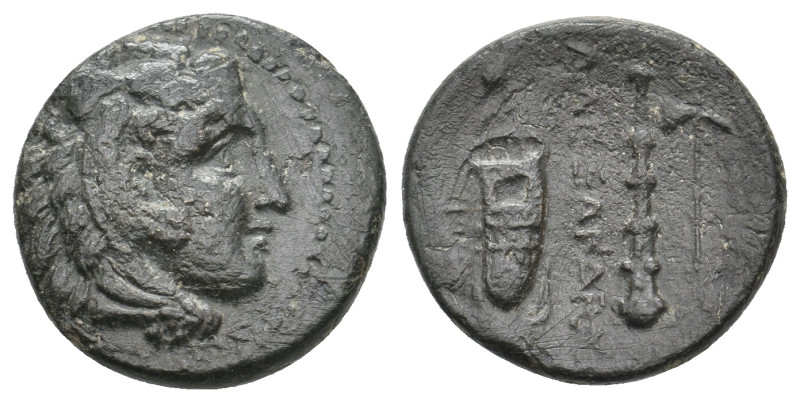 KINGS OF MACEDON. Alexander III 'the Great' (336-323 BC). Ae. 8.92 g. 20.10 mm.