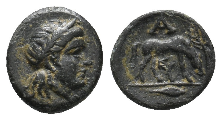 TROAS. Alexandria. (3rd-2nd century BC). Ae. 0.83 g. 10.50 mm.