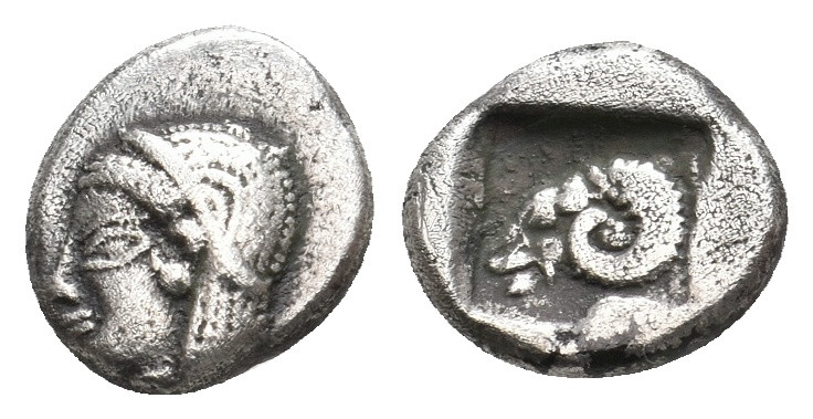 TROAS. Kebren. (5th century BC). AR Diobol. 1.25 g. 10 mm.