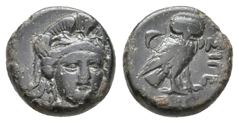 TROAS. Sigeion. (355-334 BC). Ae. 2.20 g. 12.10 mm.