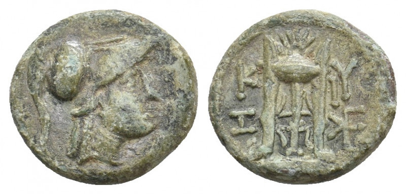 MYSIA. Kyzikos. (Circa 300-180 BC). Ae. 1.79 g. 13.15 mm.