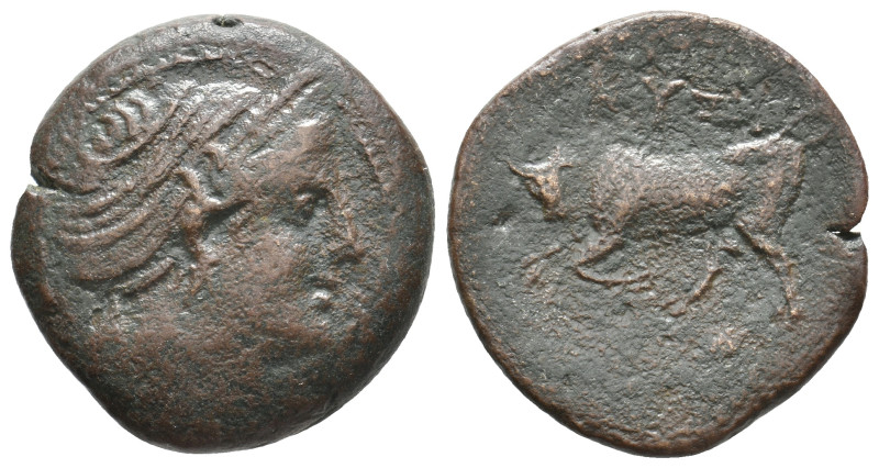 MYSIA. Kyzikos. (3rd century BC). Ae. 12.80 g. 26.70 mm.