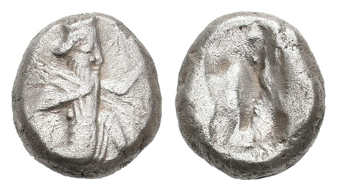 PERSIA. Achaemenid empire. (5th-4th century BC). AR Siglos. 5.46 g. 15.35 mm.