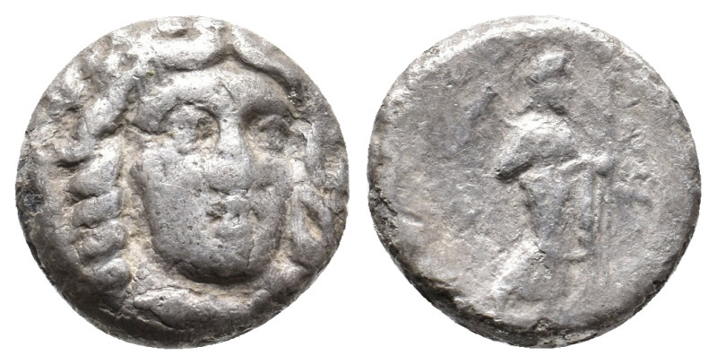 SATRAPS OF CARIA. (Circa 4th century BC). AR Drachm. 3.24 g. 13.80 mm.