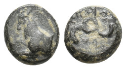 DYNASTS OF LYCIA. Perikles (Circa 380-360 BC). Ae. 1.42 g. 10 mm.