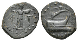 LYCIA. Phaselis. (Circa 190-167 BC). Ae. 4.21 g. 19 mm.