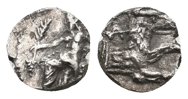 LYCAONIA. Laranda. (4th century BC). AR Obol. 0.61 g. 9.55 mm.