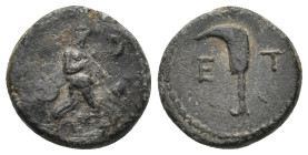 PISIDIA. Etenna. (1st century BC). Ae. 3.39 g. 15.90 mm.
