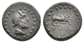 PISIDIA. Komama or Konana ? (1st century BC). Ae. 2.89 g. 14.05 mm.