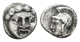 PISIDIA. Selge. (Circa 350-300 BC). AR Obol. 0.97 g. 9.60 mm.