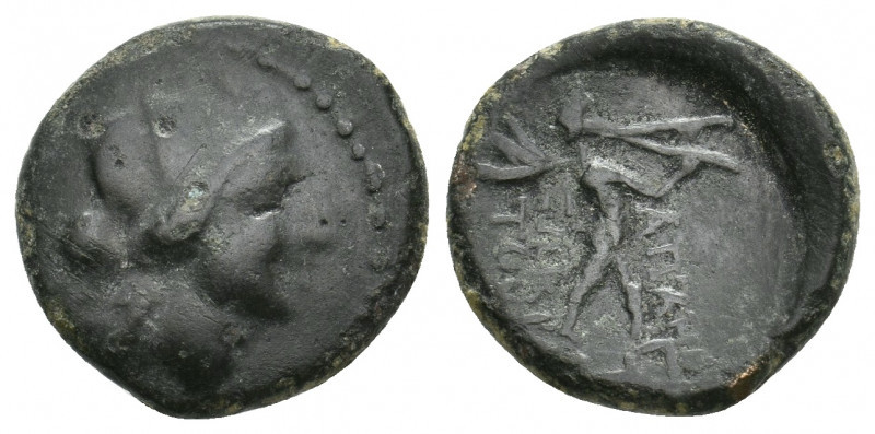 PHRYGIA. Apameia. (Circa 88-40 BC). Ae. 3.94 g. 17.25 mm.