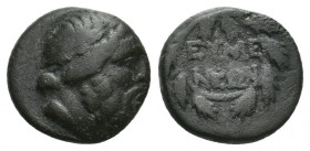 PHRYGIA. Eumenia. (Circa 2nd Century BC). Ae. 2.74 g. 13.45 mm.