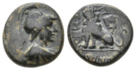 PHRYGIA. Peltai. (Circa 2nd-1st century BC). Ae. 5.25 g. 16.64 mm.