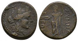 PHRYGIA. Synnada. (2nd-1st centuries BC). Ae. 9.8 g. 19 mm.