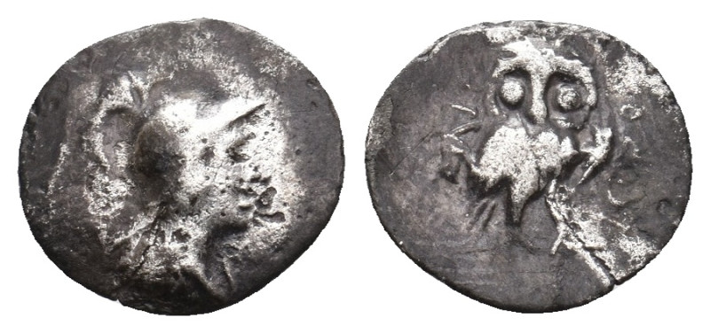 SAMARIA. (Circa 4th century BC). AR Hemiobol. 0.64 g. 11.80 mm.