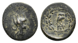 ASIA MINOR. Uncertain. (Circa late 2nd-1st century BC). Ae. 5.70 g. 20 mm.