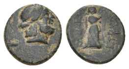 ASIA MINOR. Uncertain. (Circa late 2nd-1st century BC). Ae. 2.54 g. 13.80 mm.