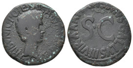 AUGUSTUS, 27 BC-14 AD. AE, As. Rome. 10.42 g. 27 mm.