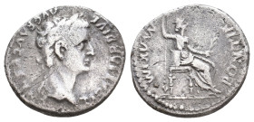 TIBERIUS, 14-37 AD. AR, Denarius, "Tribute Penny" type (18-35). Lugdunum (Lyon). 3.46 g. 18.80 mm.