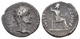 TIBERIUS, 14-37 AD. AR, Denarius, "Tribute Penny" type (18-35). Lugdunum (Lyon). 3.54 g. 18.70 mm.