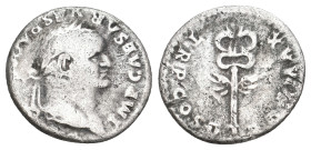 VESPASIAN, 69-79 AD. AR, Denarius. Rome. 3 g. 18.90 mm.