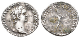 DOMITIAN, 81-96 AD. AR, Denarius. Rome. 2.95 g. 18.70 mm.