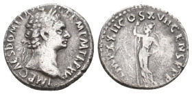 DOMITIAN, 81-96 AD. AR, Denarius. Rome. 2.77 g. 17.50 mm.