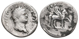 DOMITIAN, 81-96 AD. AR, Denarius. Rome. 2.95 g. 19.90 mm.