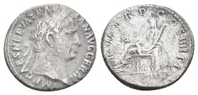TRAJAN, 98-117 AD. AR, Denarius. Rome. 2.95 g. 18 mm.