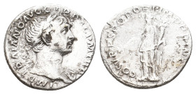 TRAJAN, 98-117 AD. AR, Denarius. Rome. 3.17 g. 18.50 mm.