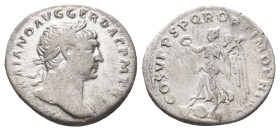 TRAJAN, 98-117 AD. AR, Denarius. Rome. 3.14 g. 18.70 mm.