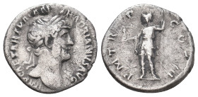 HADRIAN, 117-138 AD. AR, Denarius. Rome. 2.69 g. 18.60 mm.