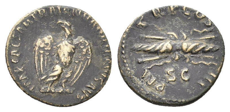 HADRIAN, 117-138 AD. Rome. AE. 2.87 g. 17.50 mm.
