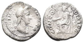 SABINA Augusta, 128-137 AD. AR, Denarius. Rome. 3.12 g. 18.10 mm.