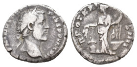 ANTONINUS PIUS, 138-161 AD. AR, Denarius. Rome. 2.55 g. 17 mm.