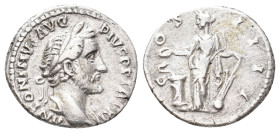 ANTONINUS PIUS, 138-161 AD. AR, Denarius. Rome. 3.20 g. 18.10 mm.